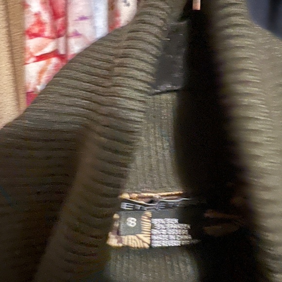 Etcetera silk Turtle Neck Blouse top Size 8 - Picture 4 of 6